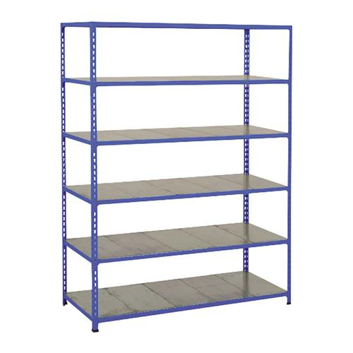 Rayonnage mi-lourd Manutan Rapid 2 6 tablettes - 1980x1220x305 - Tablette métal Rayonnage mi-lourd Manutan Rapid 2 6 tablettes - 1980x1220x305 - Tablette métal