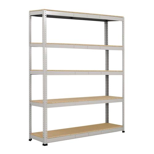 Rayonnage lourd Manutan Rapid 1 5 tablettes - 1980x1525x455 - Tablette agglo - Tablette agglo Rayonnage lourd Manutan Rapid 1 5 tablettes - 1980x1525x455 - Tablette agglo - Tablette agglo