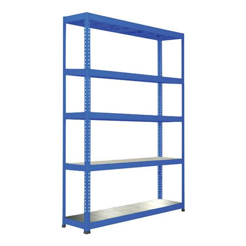 Rayonnage lourd Manutan Rapid 1 5 tablettes métal - 1980x1525x455 Rayonnage lourd Manutan Rapid 1 5 tablettes métal - 1980x1525x455