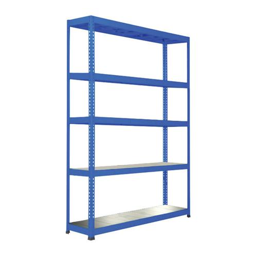 Rayonnage lourd Manutan Rapid 1 5 tablettes métal - 1980x1525x610 Rayonnage lourd Manutan Rapid 1 5 tablettes métal - 1980x1525x610