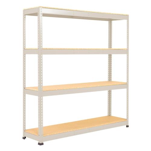 Rayonnage lourd Manutan Rapid 1 4 tablettes agglo - 1980x1830x610 Rayonnage lourd Manutan Rapid 1 4 tablettes agglo - 1980x1830x610