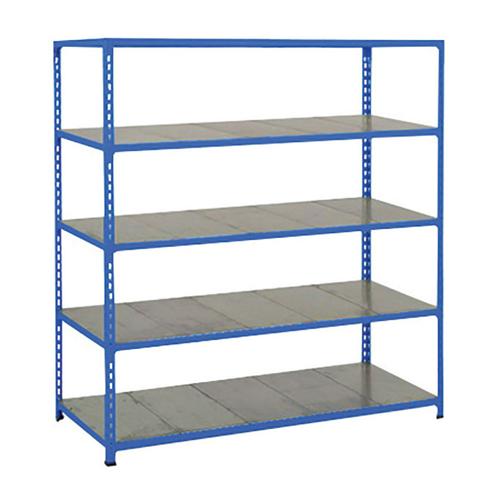 Rayonnage mi-lourd Manutan Rapid 2 5 tablettes métal - 1830x1220x455 Rayonnage mi-lourd Manutan Rapid 2 5 tablettes métal - 1830x1220x455
