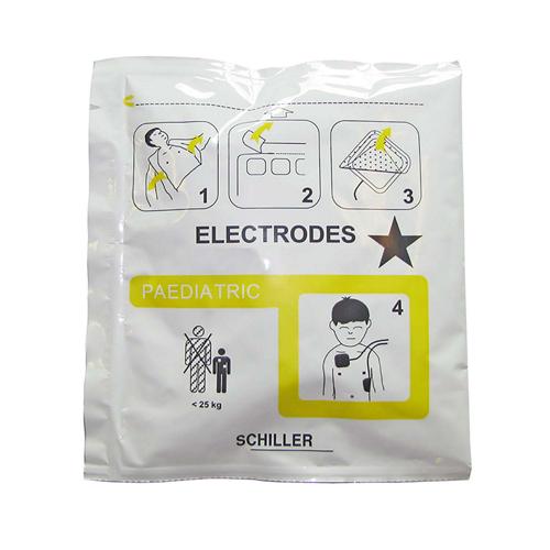 Electrodes enfantes pour défibrilateur FRED PA-1 - Schiller - paire