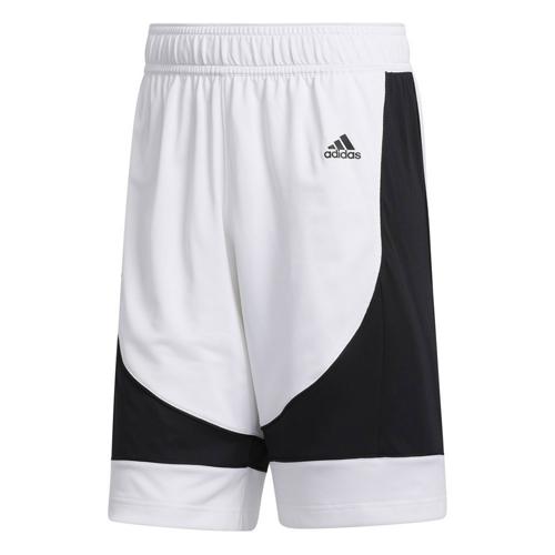 Short basket - adidas - blanc/noir