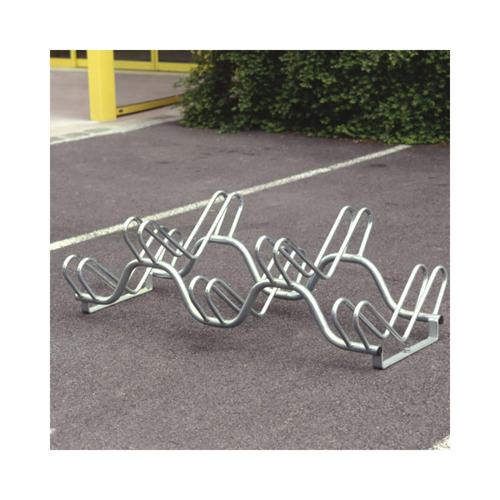 MOTTEZ Râtelier 3 vélos avec 2 arceaux pour antivol - Accessoires MOTTEZ Râtelier 3 vélos avec 2 arceaux pour antivol - Accessoires