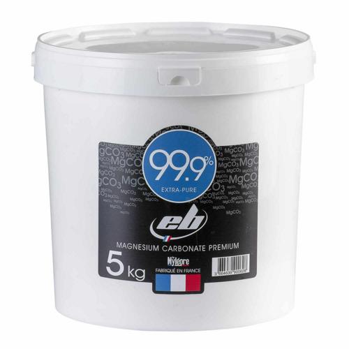 Seau De Magnésie 8CPLUS 5L - Poudre Antidérapante Pour Escalade, Gym, Sport