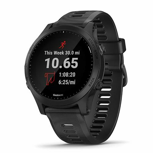 Montre de running - Garmin - Forerunner 945 noire avec bracelet noir Montre de running - Garmin - Forerunner 945 noire avec bracelet noir