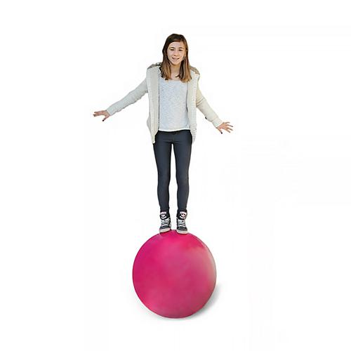 Kit Boule D'équilibre Gaiam Essentials Avec Base - 65 Cm, Violet, Pour Yoga Et Stabilité