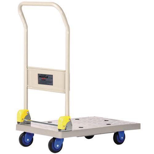 Chariot plastique dossier rabattable - Force 150 kg Chariot plastique dossier rabattable - Force 150 kg