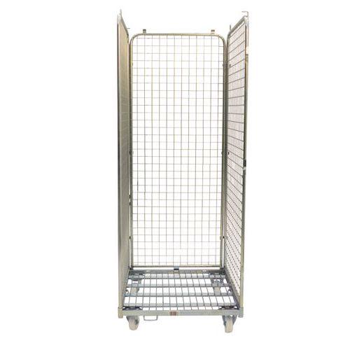 Roll-conteneur - Base acier zingué - Force 400 kg Manutan Roll-conteneur - Base acier zingué - Force 400 kg Manutan