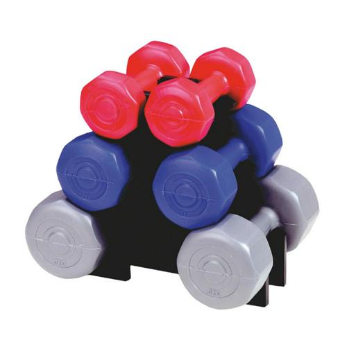 Lot 6 haltères fitness Rucanor - de 1 à 3kg Lot 6 haltères fitness Rucanor - de 1 à 3kg