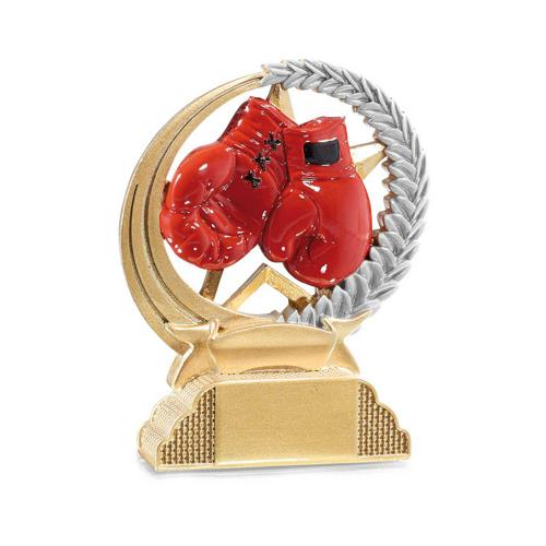 TROPHEE RESINE BOXE 13 CM TROPHEE RESINE BOXE 13 CM