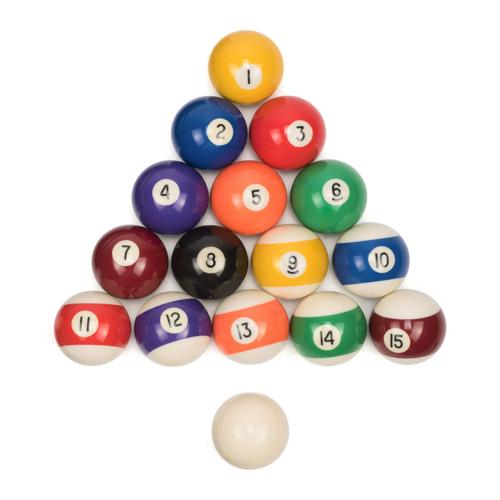 16 Boules De Billard Pour Enfants - Diamètre 1,26 Pouce (3,2 Cm), En Résine Légère, Jeu De Billard Américain - 6