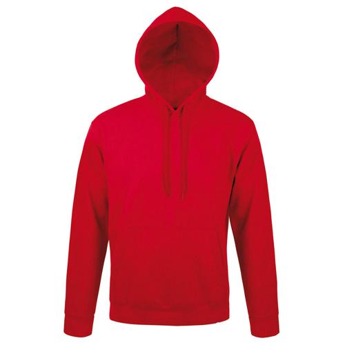 sweat à capuche rouge