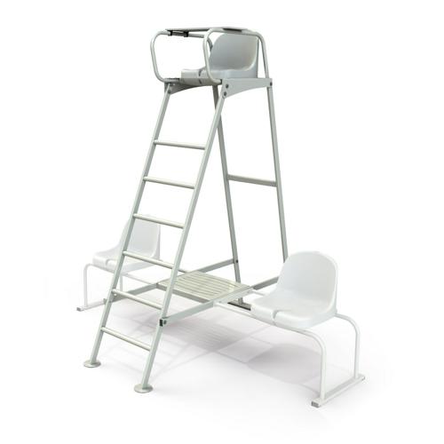 Chaise d'arbitre de tennis en acier Chaise d'arbitre de tennis en acier