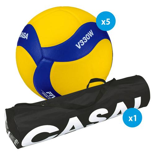 Ballon D'entraînement De Volley Mikasa V330W - Taille 5 Couleur Jaune, Neuf Sous Emballage