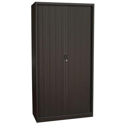 Armoire à rideaux Haute noir 100 x 195 cm Manutan Armoire à rideaux Haute noir 100 x 195 cm Manutan